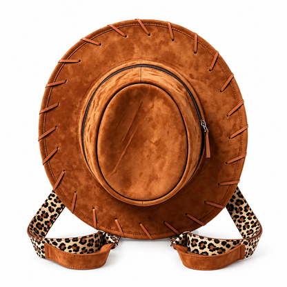 Mochila de Gamuza Estilo Cowgirl